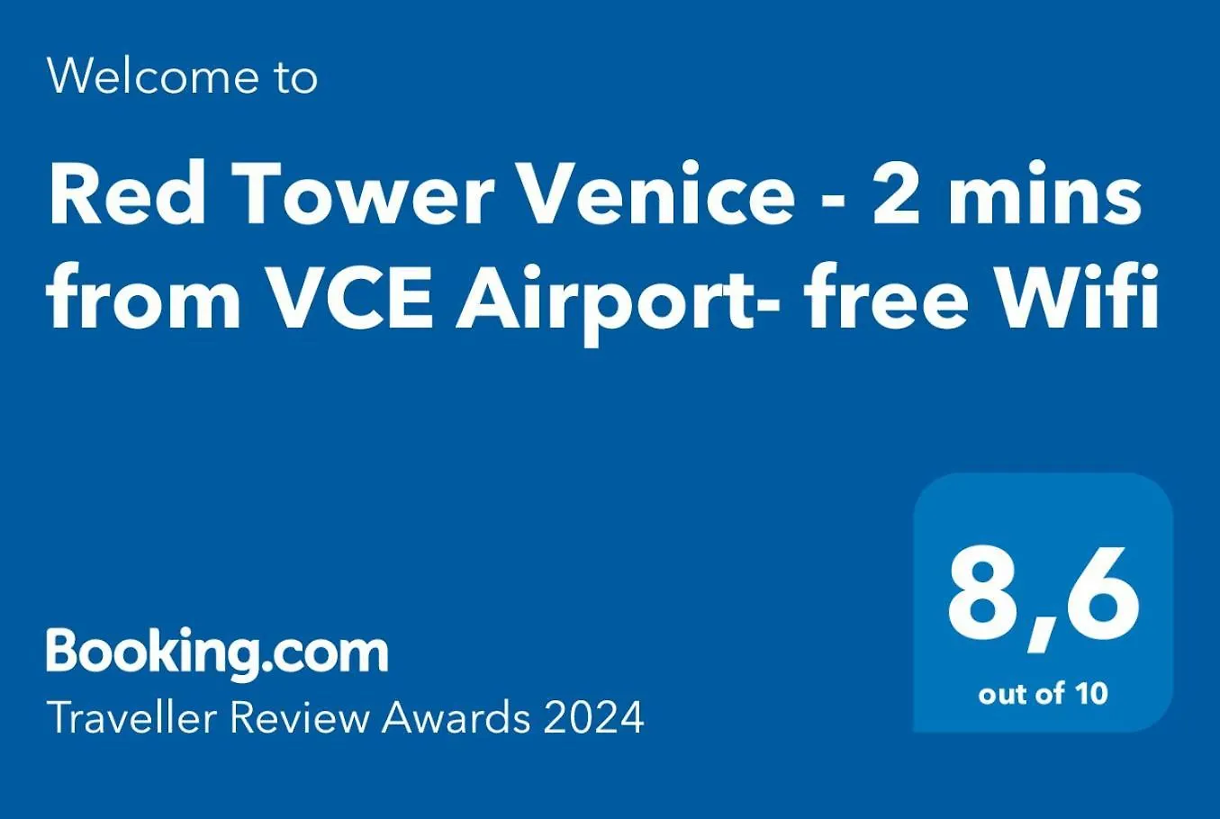 Vakantiehuis Red Tower Venice Apartment - 2 Mins From Vce Airport- Free Wifi Tessera